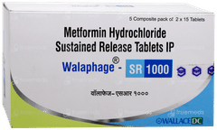 Walaphage Sr 1000 Tablet 15